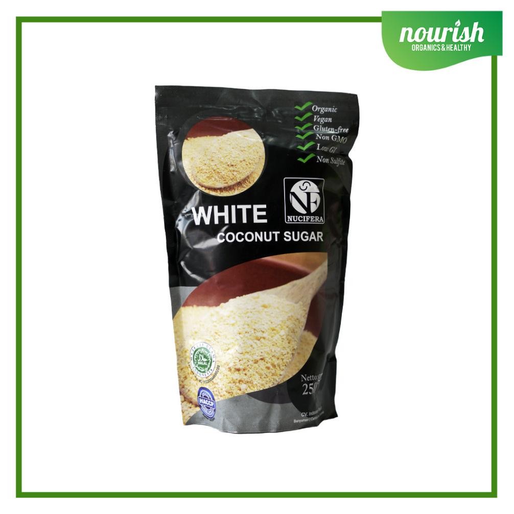 

Nucifera, Organic White Coconut Sugar 250gr Nugi