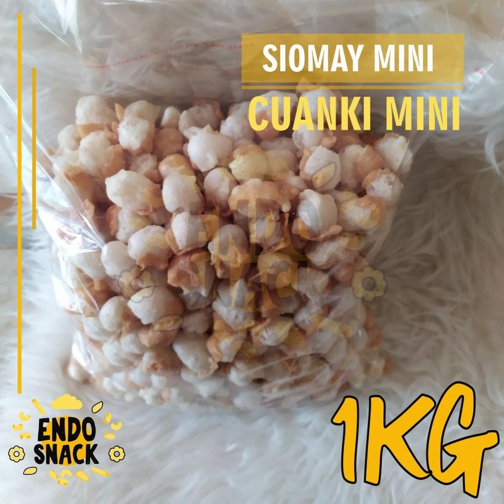 

1 Kg SIOMAY MINI Cuanki Pangsit Gurilem Garut Merk SAWARGI Toping Baso Aci, dan Cuanki Nugi