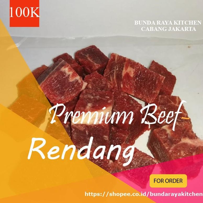 

Premium Daging Rendang 1kg /Harga GROSIR/,QUALITY RESTO PADANG !! Nugi