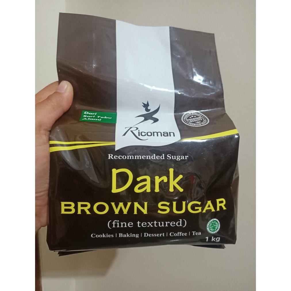 

RICOMAN DARK BROWN SUGAR 1KG Nugi