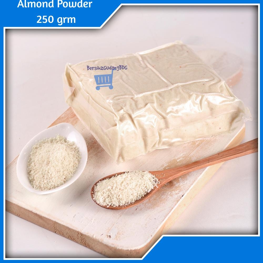 

Almond Powder Meal Bubuk Extra Fine Raw 250 gr / Almond Bubuk Tepung Mentah Nugi