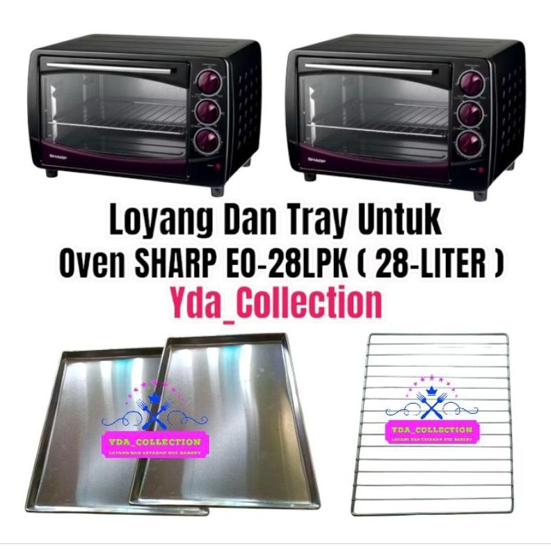 Loyang tray rak untuk oven SHARP EO-28LP kapasitas 28 liter / loyang oven listrik Nugi