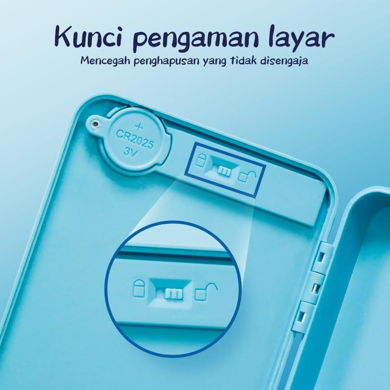 

By05 [Ready] Aimilo Drawing Box Kotak Pensil Aesthetic Dengan Papan Coret Tempat Pensil Anak Laki Laki Waterproof Kotak Pensil Anak Perempuan By05