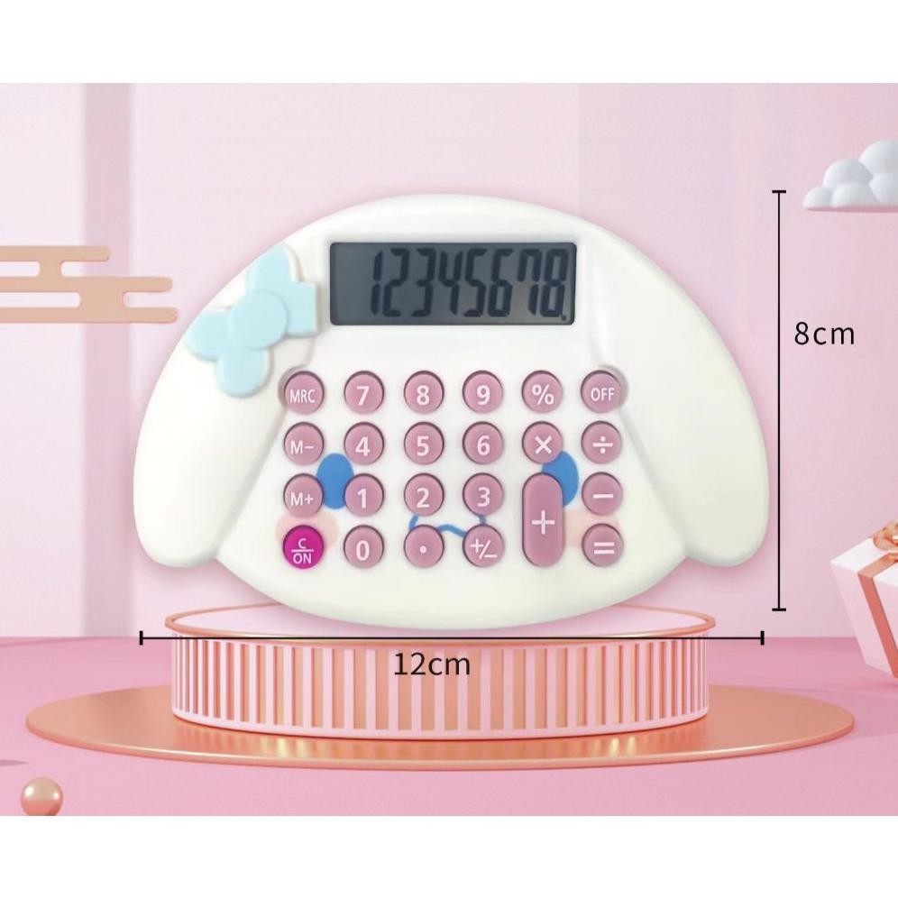 

Kalkulator Sanrio 8 Digit Calculator Kuromi Hello Kitty Cinnamoroll lucu / peralatan sekolah berhitung anak / Kalkulator portable Sanrio lucu bisa cod RB2