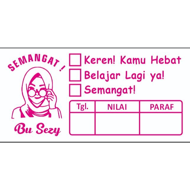 

Stempel Nilai Guru / Penilaian / Koreksi / Checked / Reward BISA CUSTOM RB3