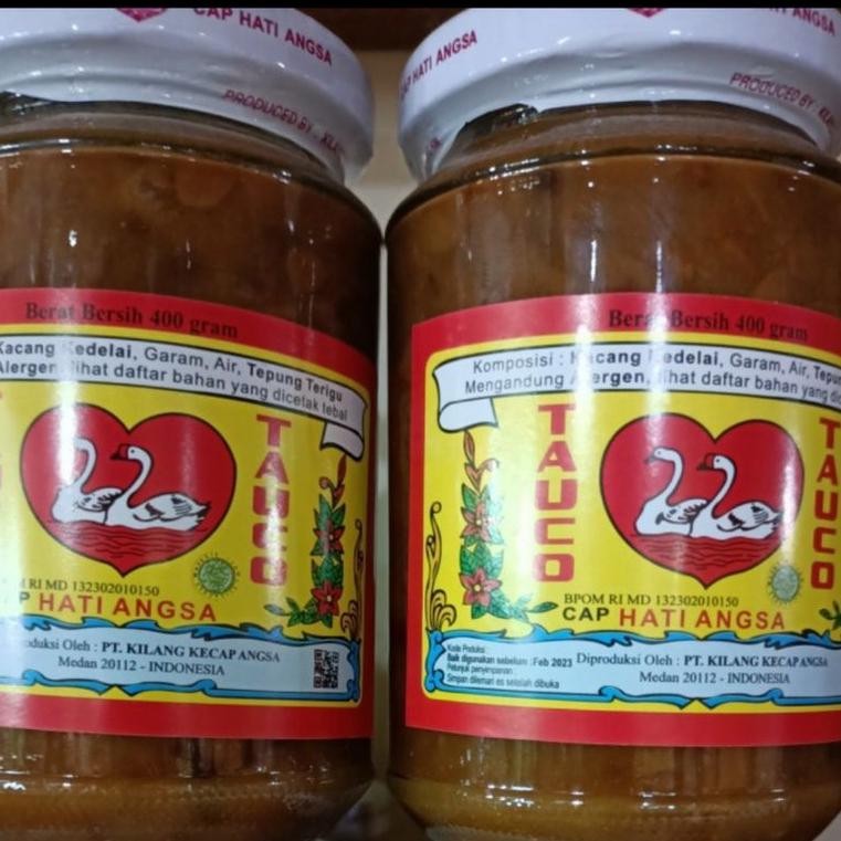

Tauco Cap Dua Hati Angsa/Tauco Medan Asli 400gr Nugi