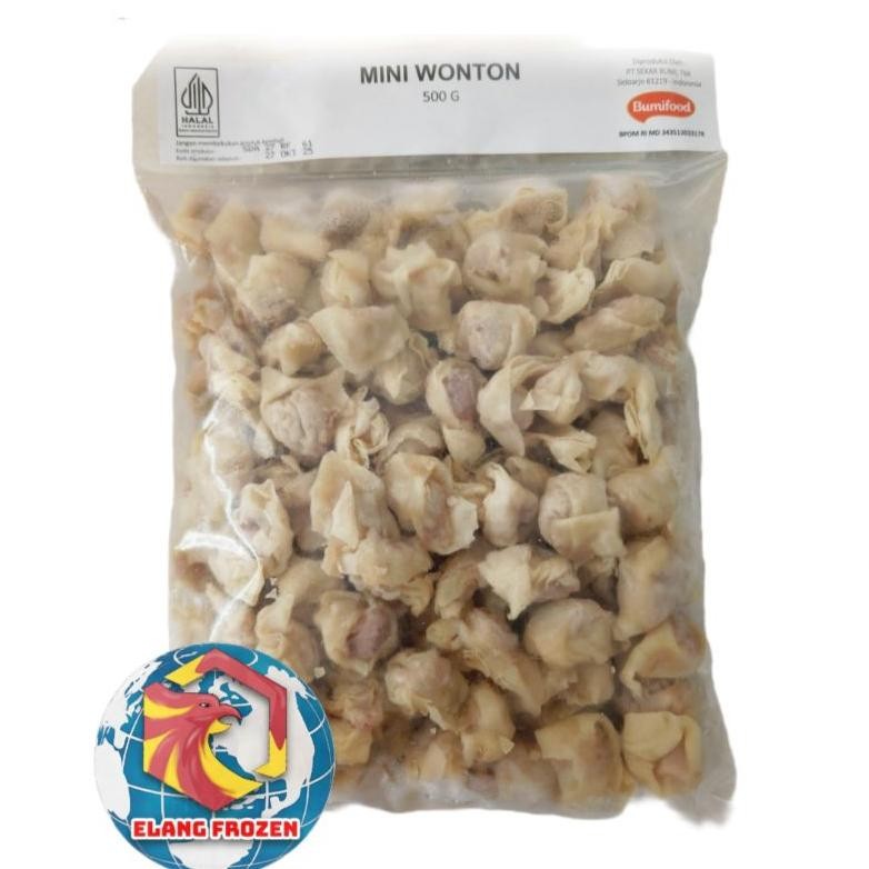 

Bumifood Mini Wonton | Pangsit Mini Isi Udang Cumi Ikan 500gr Nugi