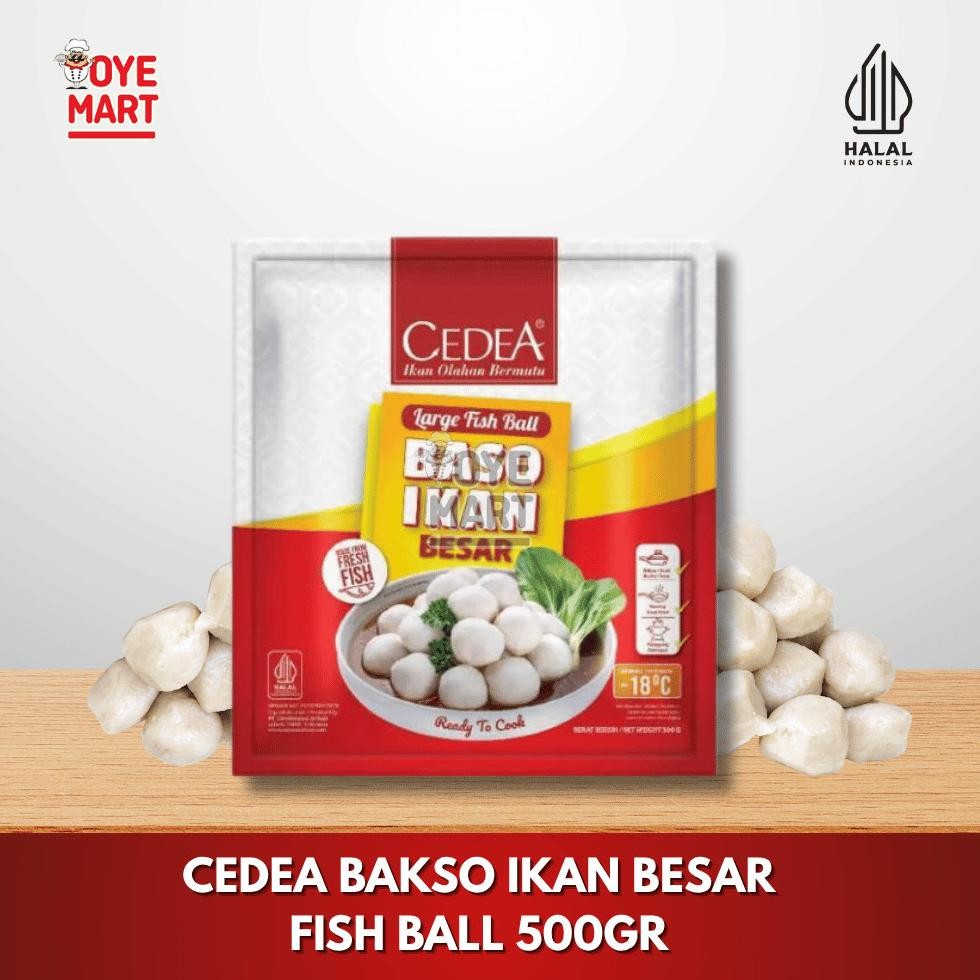

CEDEA FISH BALL 500GR BASO IKAN BESAR HARGA PROMO-BAHAN SUKIYAKI/STEAMBOAT/SHABU-SHABU Nugi