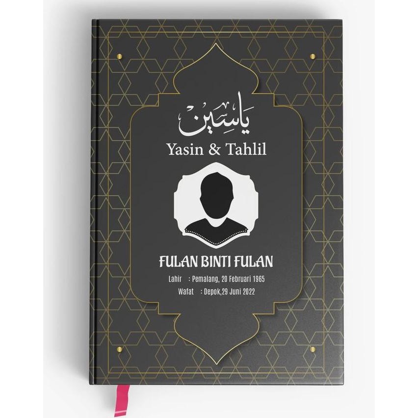 Buku Yasin dan Tahlil Custom Hardcover Tanpa Minimal Order | Yasin Untuk Tahlilan | Buku Yasin & Tah