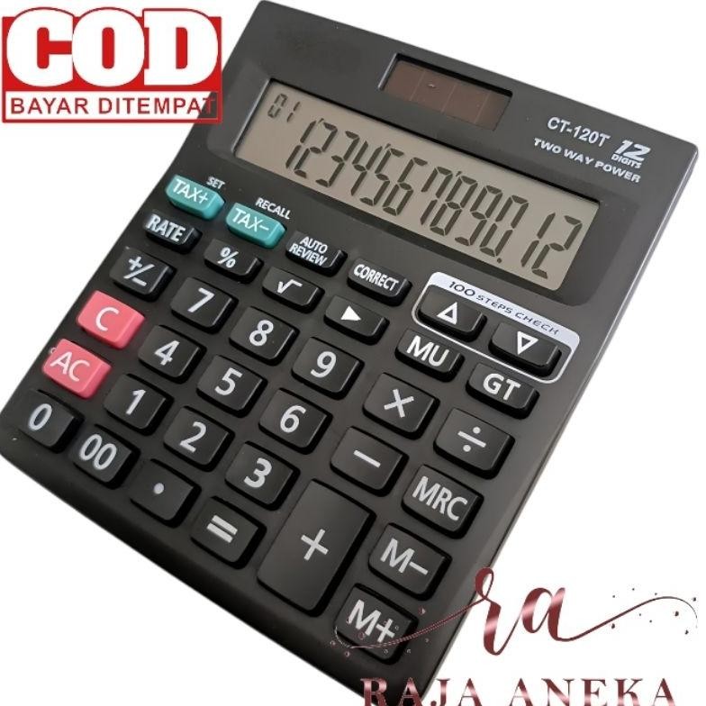 

Calculator Kalkulator Murah tipe SDC 120T 120 T Warna Menarik 12 Digit CT RB2