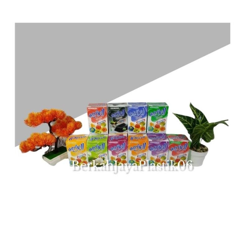 

Nutrijell Agar 1 Box Agar-agar Varian Buah 10gram/ Nutrijel Rasa Buah Jelly Powder Ekonomis Nugi