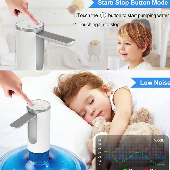 New Pompa Galon Elektrik Whale Pompa Galon Dispenser Air Minum