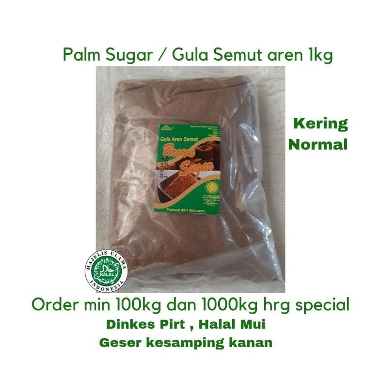 

Palm Sugar Asli Gula Aren Semut 1kg Brown Sugar Good Quality Nugi
