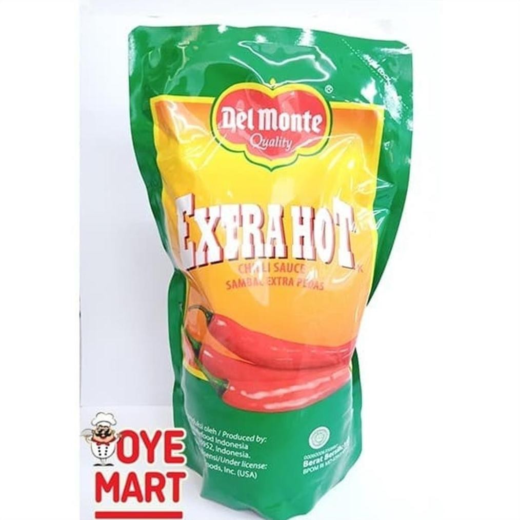 

DELMONTE EXTRA HOT STANDING POUCH 1KG / SAUS SAMBAL PEDAS POUCH 1 KG Nugi