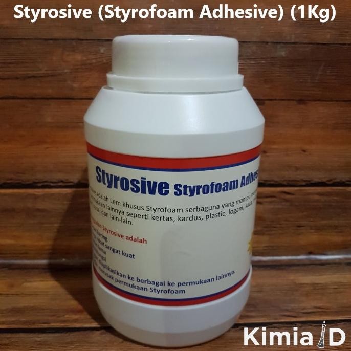 

Lem Styrofoam 1Kg Lem Kertas Kardus Plastik Logam Mika Kaca Gabus Kayu Perekat Kertas Kaca
