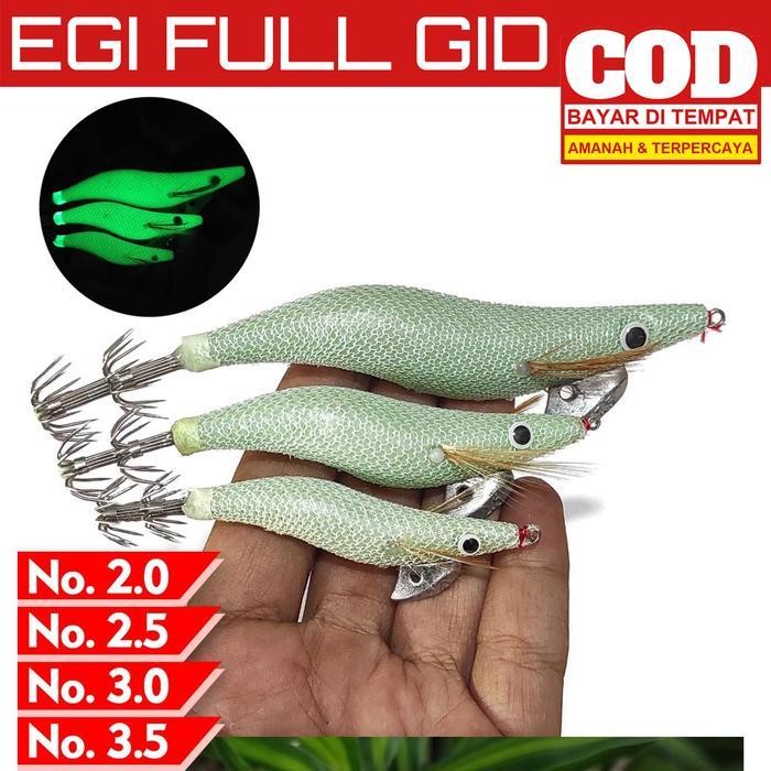 Umpan Egi Full Gid Udang Umpan Cumi Capella Mancing Pancing Jig