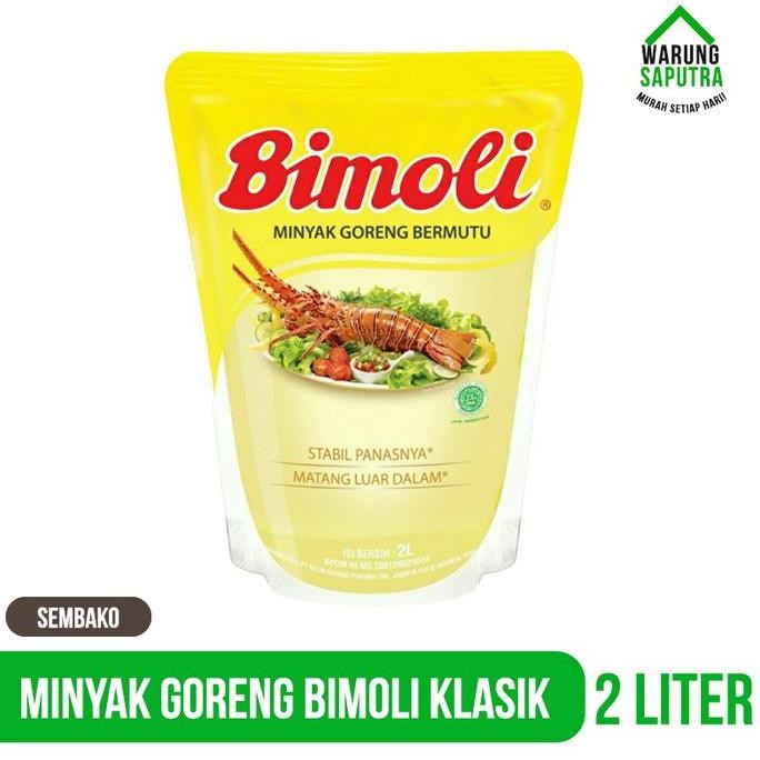 

Minyak Goreng Bimoli Klasik Refill Pouch 2 Liter - Minyak Premium Goreng Harian Diskon!