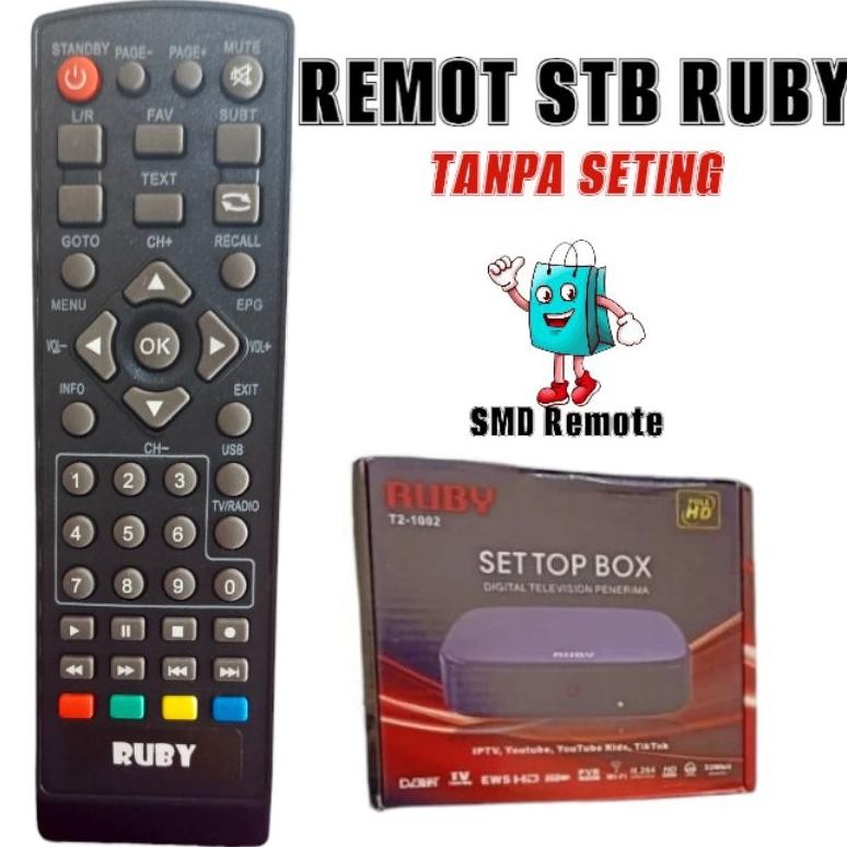 Remot stb Ruby/Remot set top box Ruby Nugi