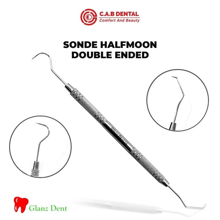 GLANZ SONDE HALFMOON / DENTAL SONDE GIGI HALFMOON Nugi