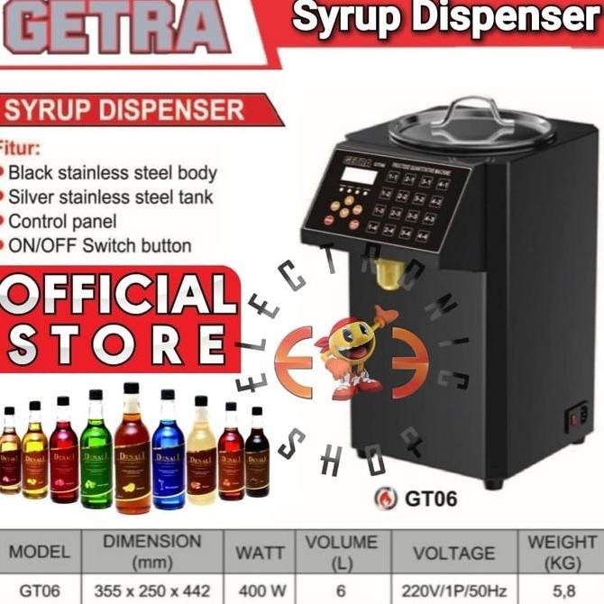

Promo Getra GT06 - Syrup Dispenser - New COD