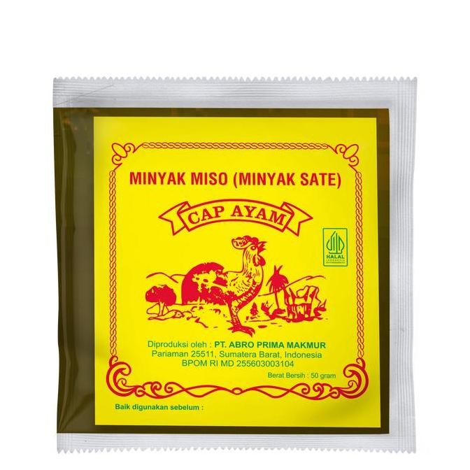 

Minyak Miso Cap Ayam 50G X20Pcs Paket 1 Kg Minyak Miso Kental Diskon!