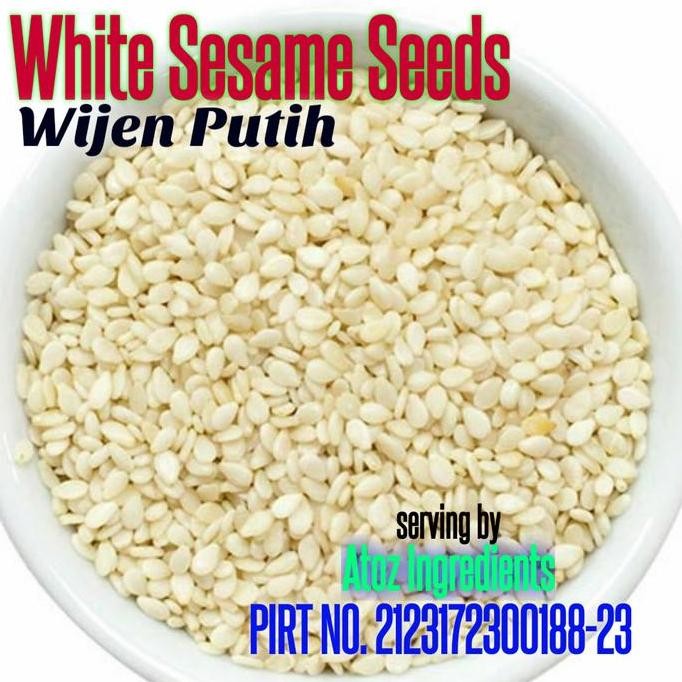 

Wijen Putih 1Kg - White Sesame Seed Kualitas Premium Untuk Roti & Kue Diskon!