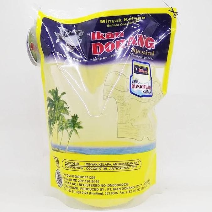 

Ikan Dorang Spc Minyak Ikan Pouch 1900 Ml Minyak Ikan Sehat Diskon!