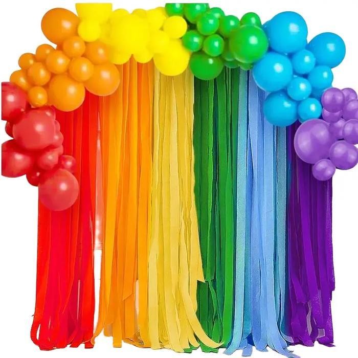 

Kkim [5Pcs] Kertas Krep Roll/Paper Streamer Crepe/Kertas Krep Dekorasi