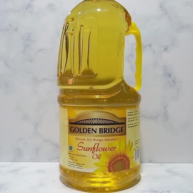 

Minyak Biji Bunga Matahari Golden Bridge Sunflower Oil Sehat 1 Liter Diskon!