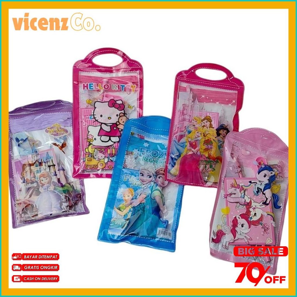 

Set Alat Tulis / Study Set / Paket Alat Tulis / Stationery Set No. 8802 Diskon Setengah Harga