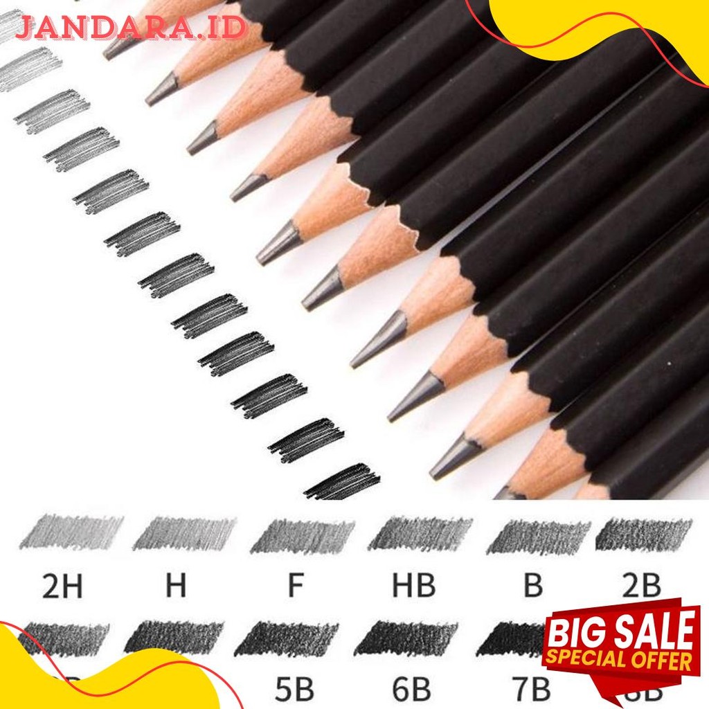 

12 Pcs Pensil Gambar Sketsa Set Lengkap 2H H F B Hb 2B 3B 4B 5B 6B 7B 8B Charcoal Pencils Set Diskon Setengah Harga