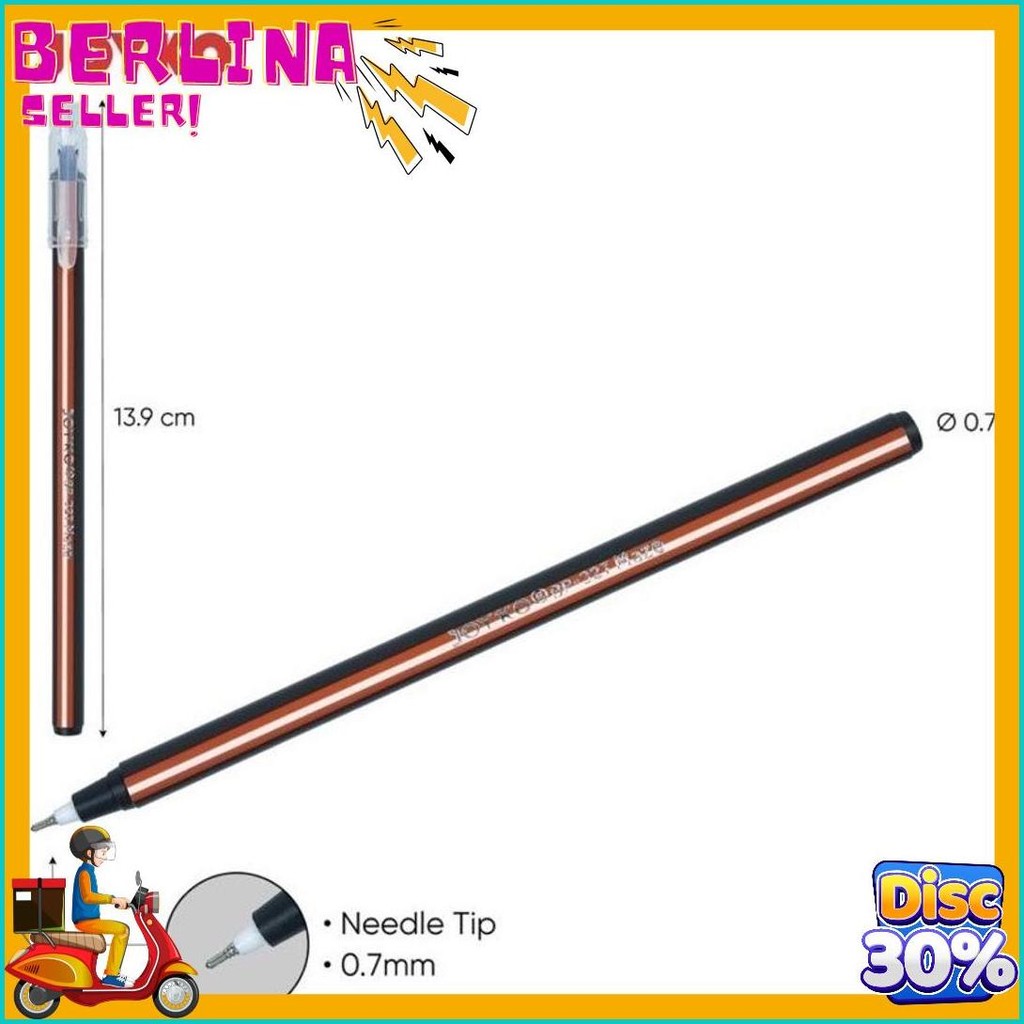 

Pulpen Joyko Maze 0.7Mm Hitam Bp-327 ( 1 Pack Isi 12 Pcs ) Terlaris! Produk Ini Banyak Dicari
