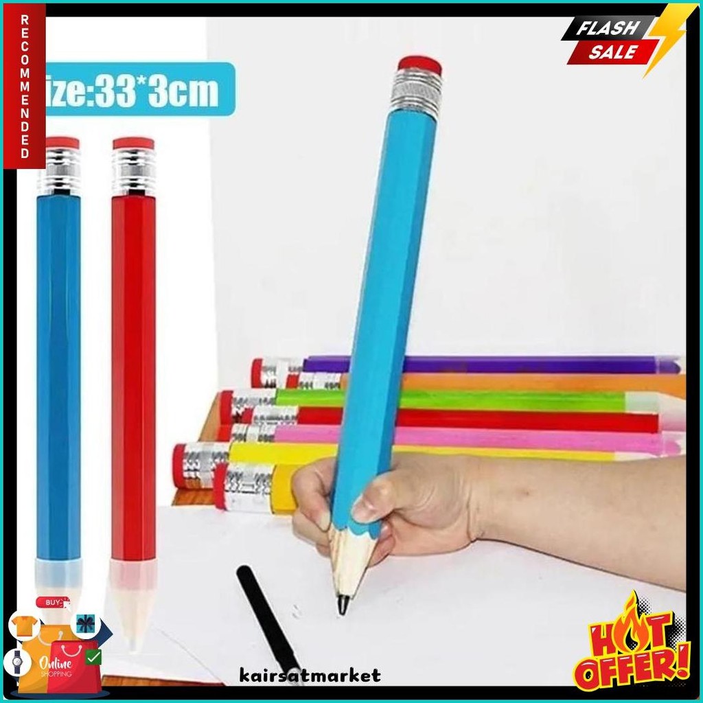 

Babee Toy Alat Tulis Lucu 34Cm Pencil Pensil Jumbo Pencil Pensil Anak Mainan Flash Sale! Diskon Hingga 70%