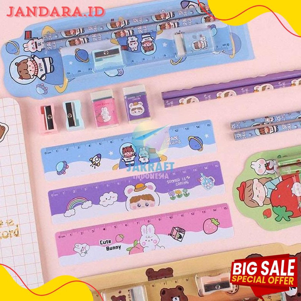 

(1 Set) Paket Alat Tulis Isi 5 Squeezy Ss-Sq5116 Study Set Souvenir Sekolah Stationery Anak Flash Sale! Diskon Hingga 70%