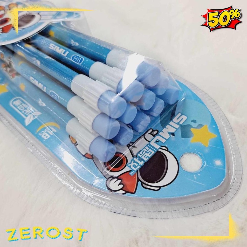

Pensil Raut Hb Space Dream Set Alat Tulis Sekolah Stationery 12Pcs Diskon