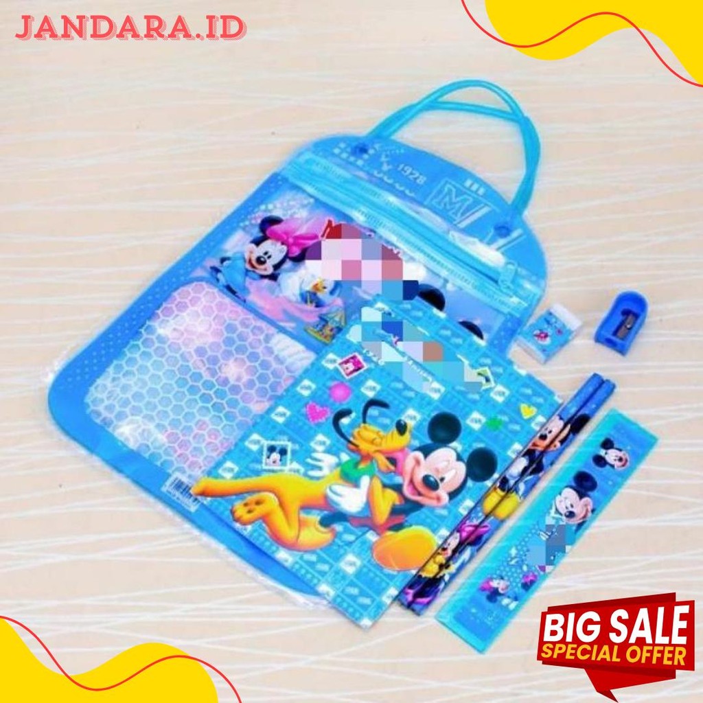 

Dc - Stationary Set Free Bag / Set Alat Tulis Anak Sekolah Motif Kartun. Flash Sale! Diskon Hingga 70%