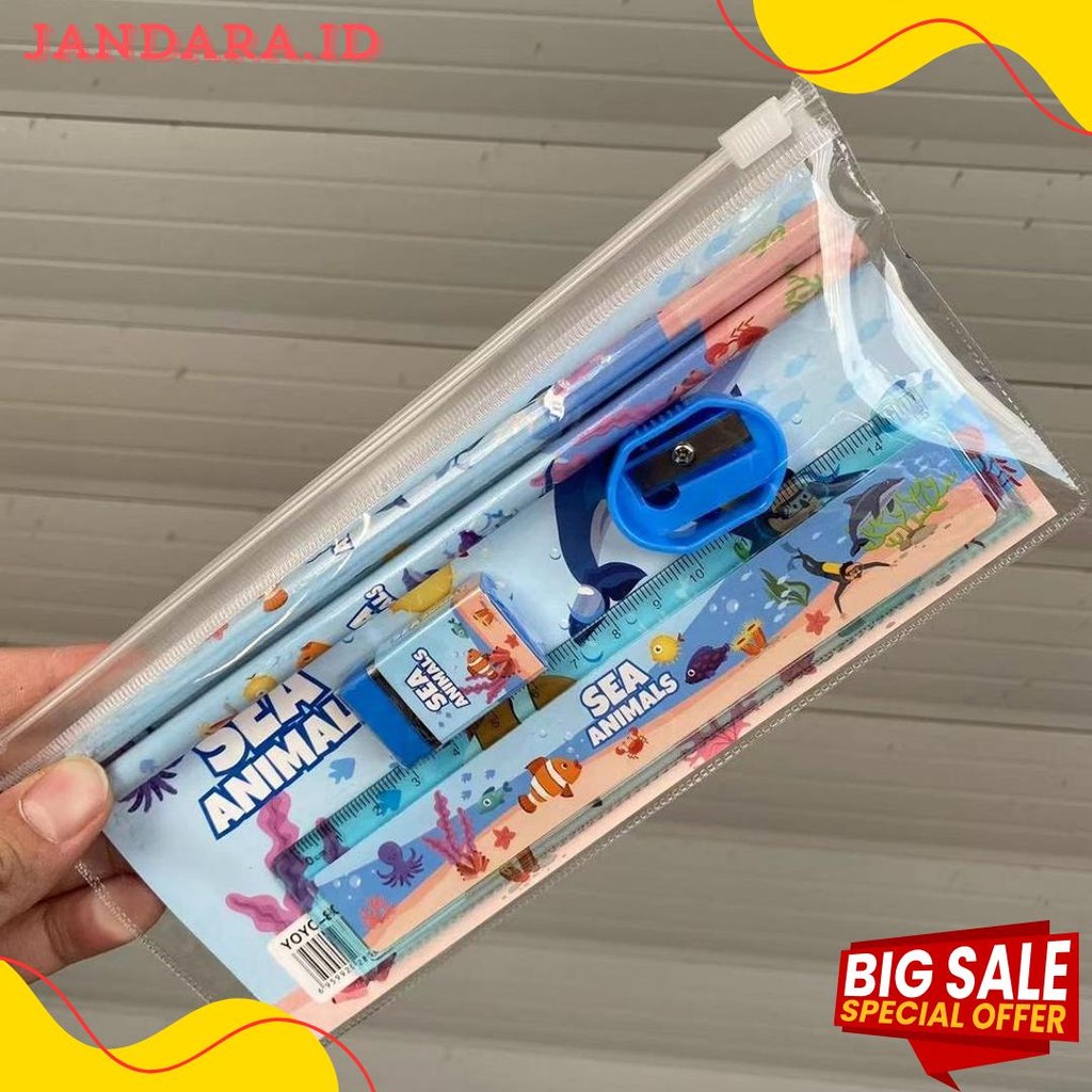

Set Alat Tulis Anak Kartun Sekolah Tk Kotak Hadiah Set Pvc Ritsleting Tas Pensil Diskon
