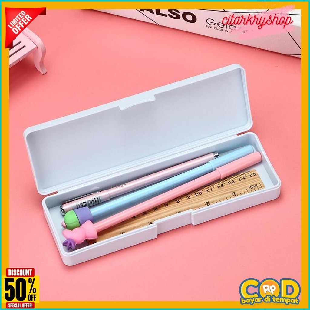 

Voova Kotak Pensil / Tempat Pensil / Kotak Pensil Gambar / Kotak Pensil Minimalis Pencil Case Aesthetic Pencil Box Flash Sale! Diskon Hingga 70%