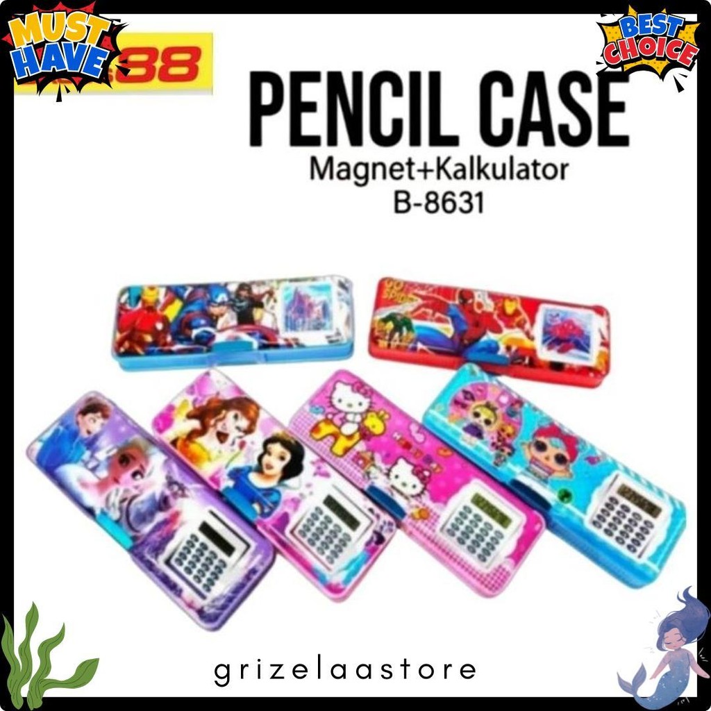 

Tempat Pensil Magnet Calculator/Tempat Pensil Anak Karakter/Tempat Pensil Magnet Flash Sale! Diskon Hingga 70%