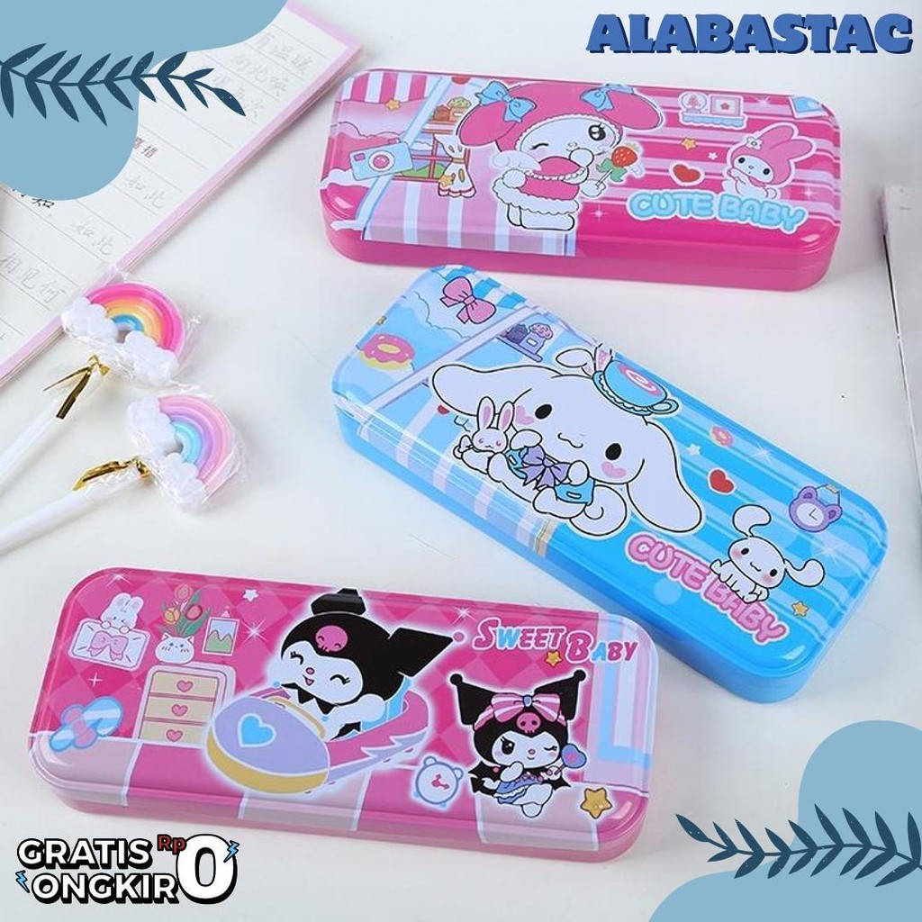 

Bobomart Kotak Tempat Pensil Pencil Case Kaleng 2 Susun Sanrio B-810 (Kuromi, Melody, Cinnamoroll) Flash Sale! Diskon Hingga 70%