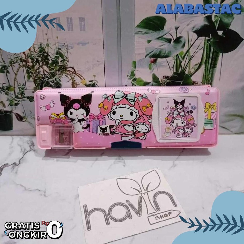 

Kotak Pensil Ada Kalkulator/Pencil Case Kalkulator/Tempat Pensil Magnet Kalkulator Diskon