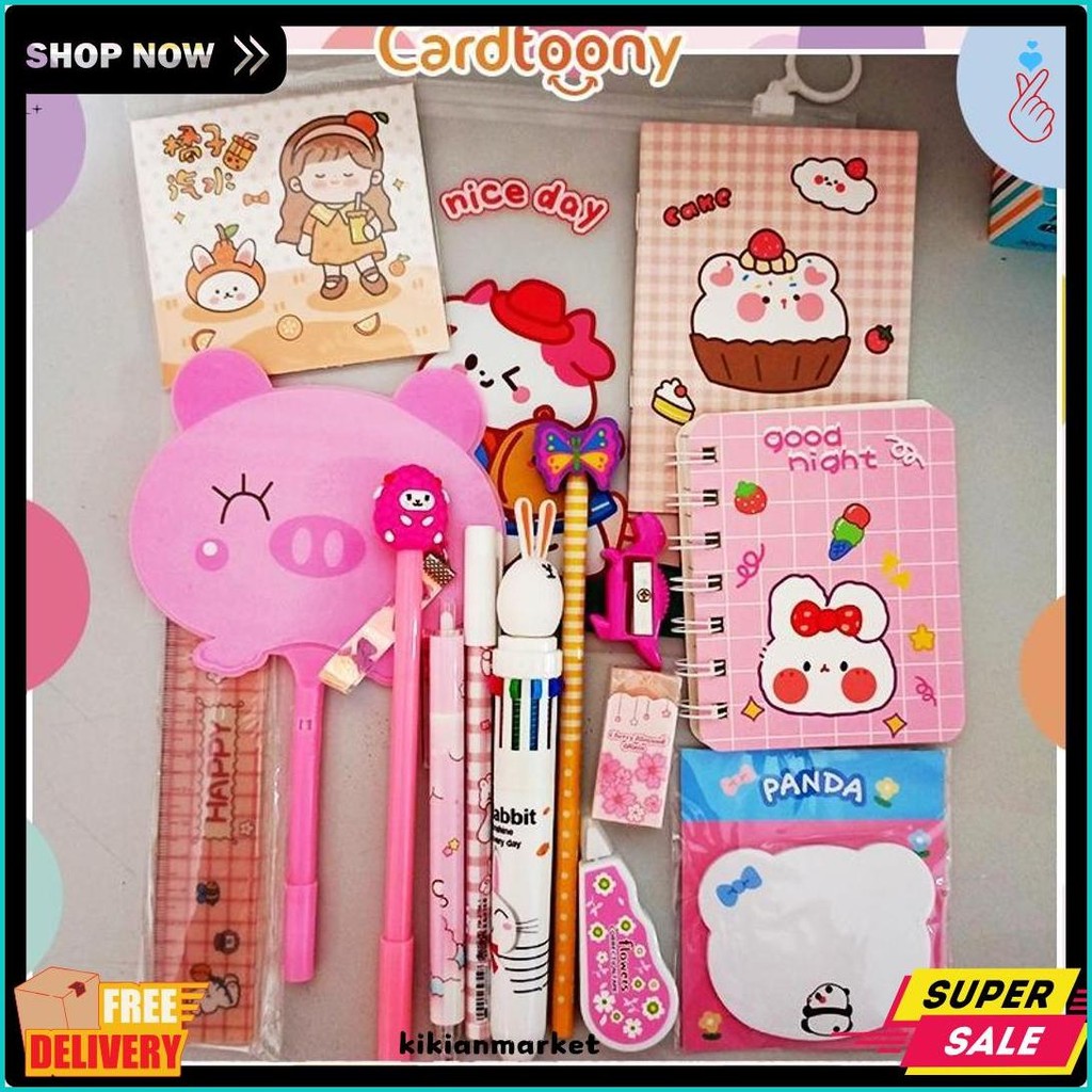 

Paket Alat Tulis Pulpen Stiker Memo Tempel Penghapus Pensil Buku Penggaris Rautan Stationery Set Flash Sale! Diskon Hingga 70%