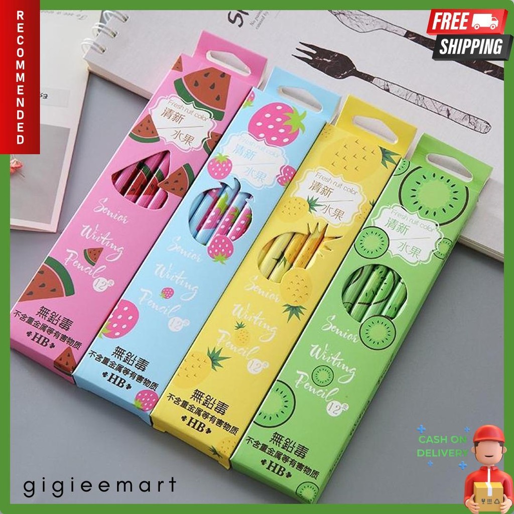 

Pensil Kayu Set 12In1 Motif Buah Dengan Penghapus Praktis / Pensil 12Pcs Alat Tulis Sekolah Pencil Fruits With Eraser Import Stockami A49 Terlengkap Dan Termurah