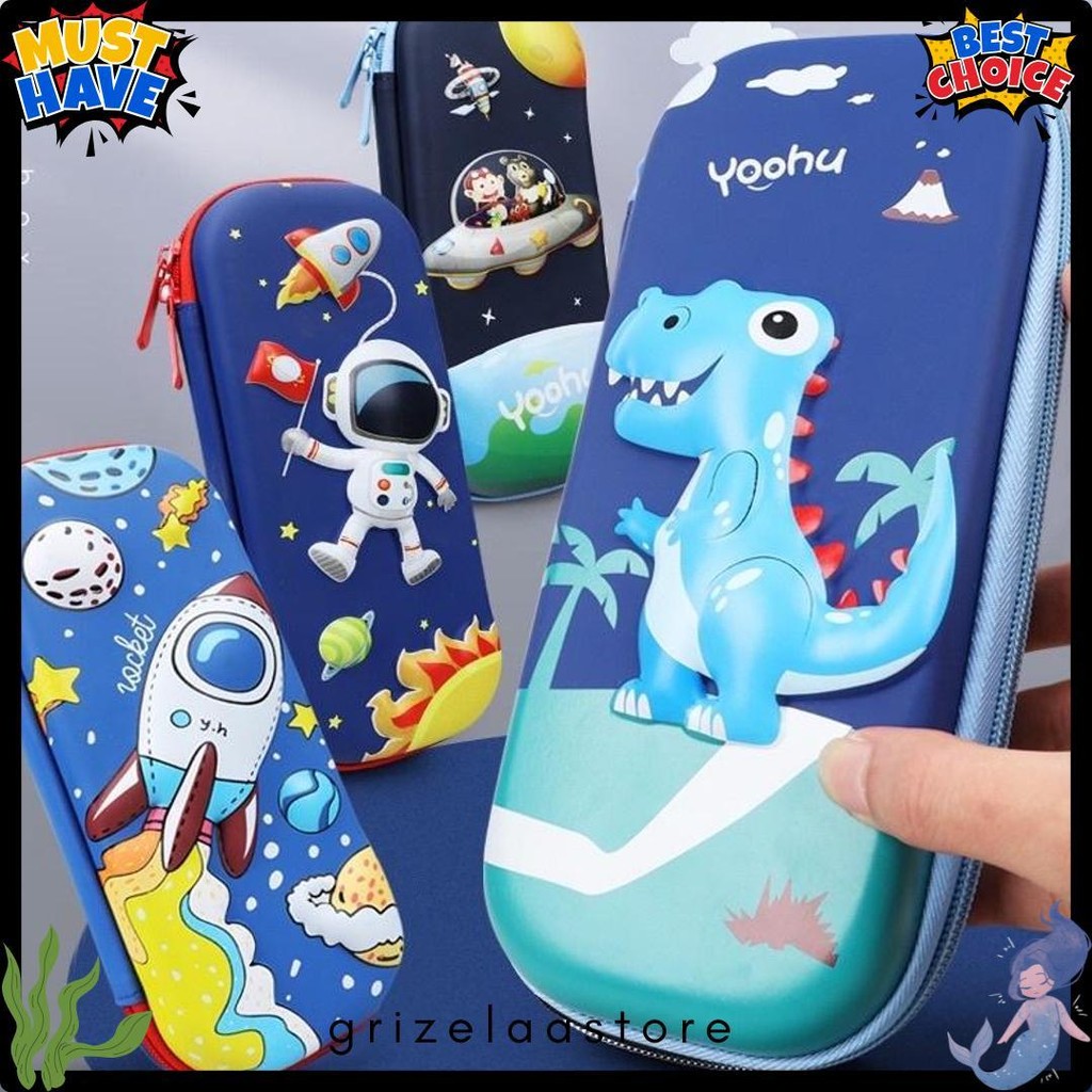 

Tempat Pensil / Kotak Pensil / Tempat Alat Tulis Lucu Gambar 3D Diskon