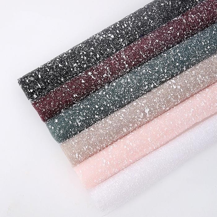 

Kkim Kertas Tile Salju Untuk Buket Lembaran / Flower Wrapping Snow Kain Tille Pembungkus Bouquet Bunga Cellophane