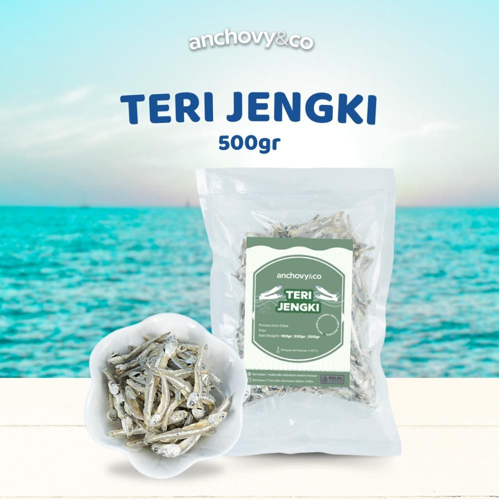 

Ikan Asin Teri Jengki 500gram Anchovyandco