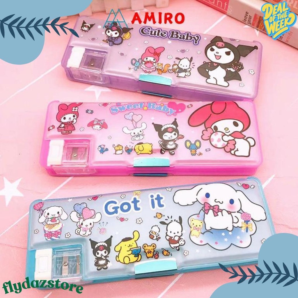 

Kotak Pensil Magnet Karakter 2 Sisi / Tempat Pensil Magnet Karakter Dengan Rautan Mini / Pensil Case Sanrio Kuromi Melody Terlaris! Produk Ini Banyak Dicari
