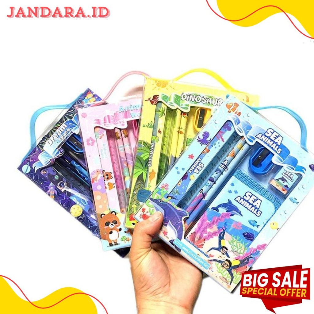 

2011 Stationary Set Kotak Pensil Anak Set Stationery Alat Tulis Kotak Pensil Karakter Terlaris! Produk Ini Banyak Dicari
