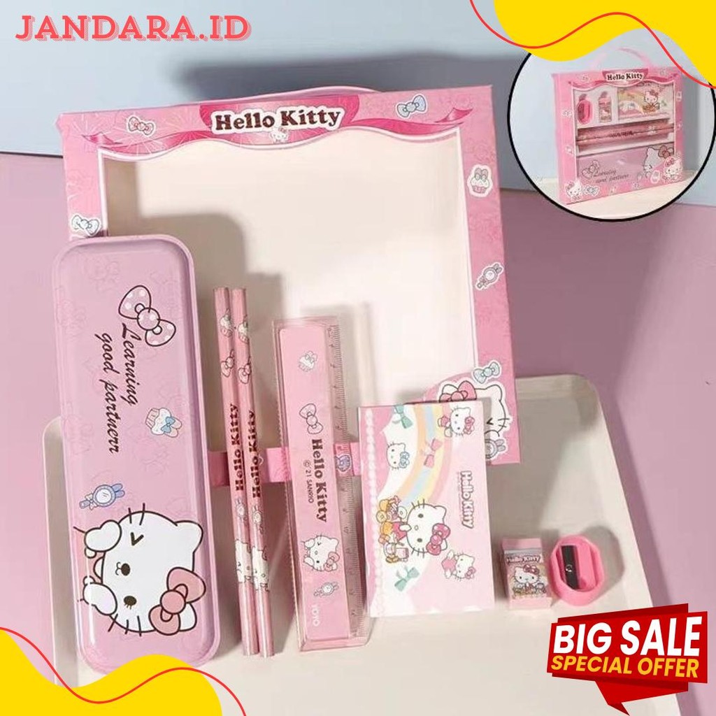 

Voova Set Kotak Pensil/ Set Box Hadiah Anak/ Set Stationery Alat Tulis Kotak Pensil Karakter Lucu Diskon