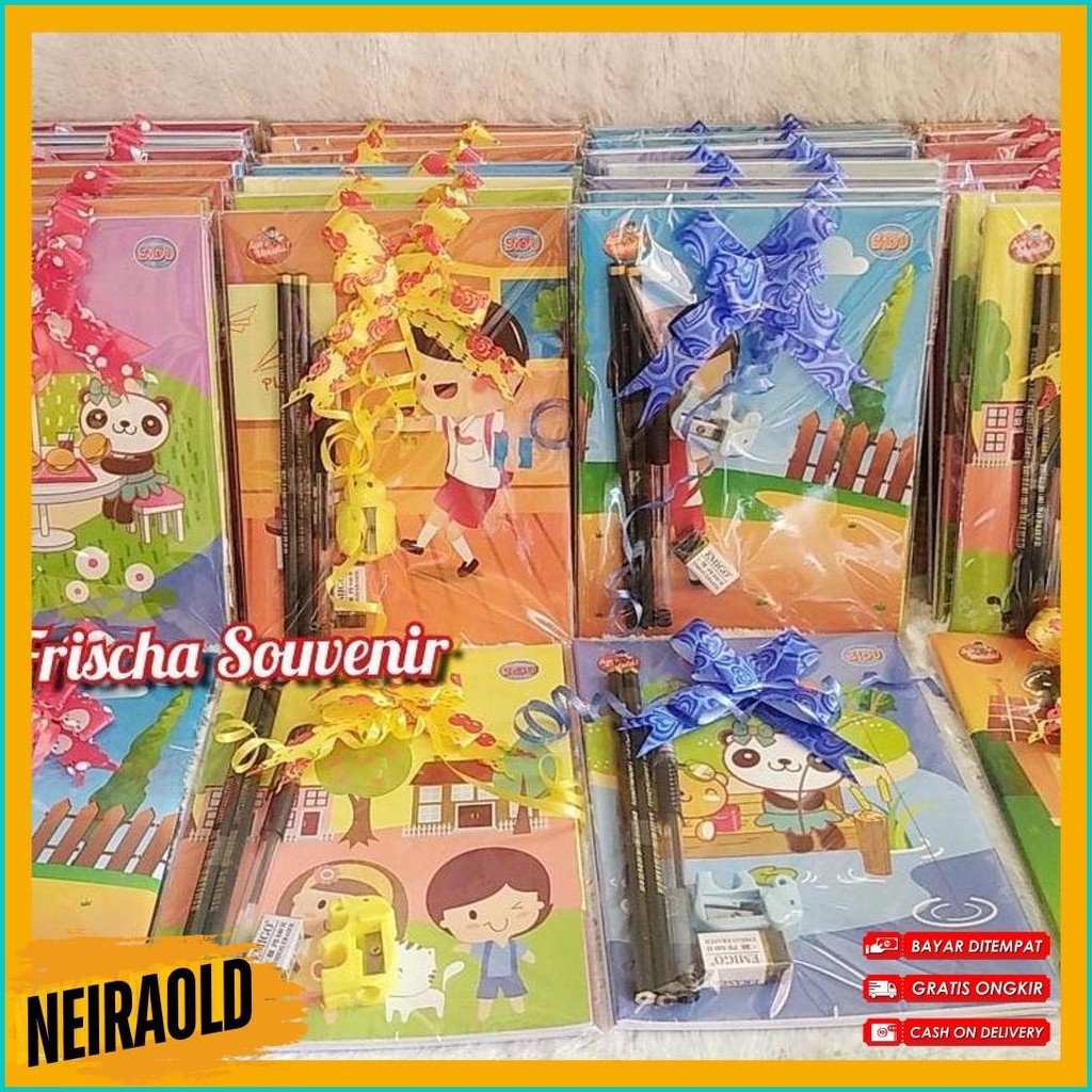 

Paket Hemat Fs028 / Alat Tulis Set / Bingkisan Ulang Tahun / Souvenir Ultah / Hadiah Lomba Terlaris! Produk Ini Banyak Dicari